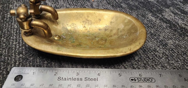 Brass Bathtub Soap Dish - photo 2