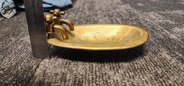 Brass Bathtub Soap Dish - photo 5