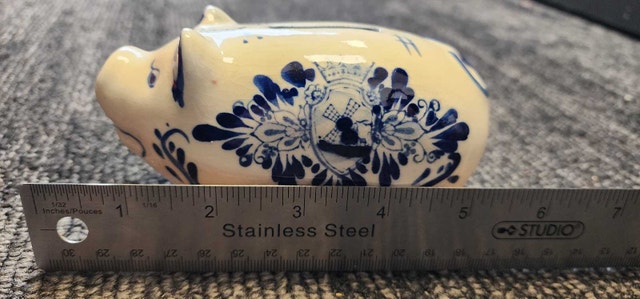 Delft Blue Piggy Bank Holland - photo 2