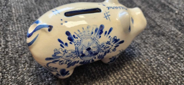Delft Blue Piggy Bank Holland - photo 4