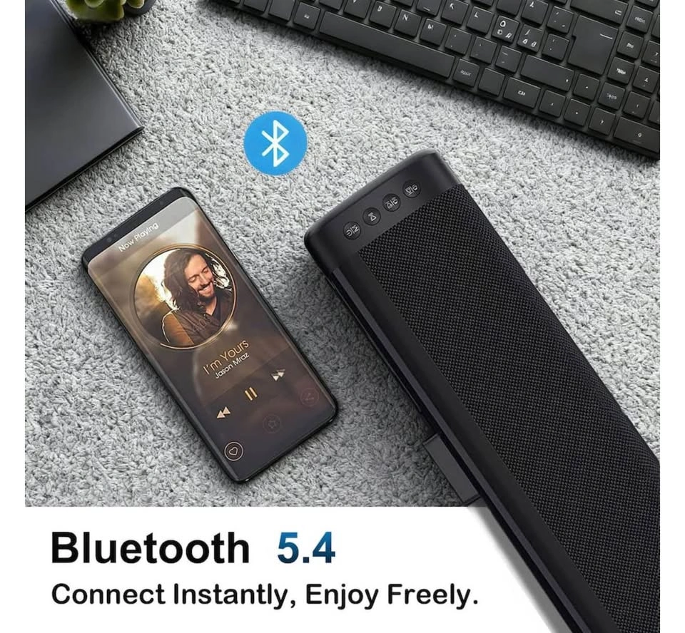 50W Bluetooth Soundbar with Subwoofer, 3D Surround Sound System - photo 3