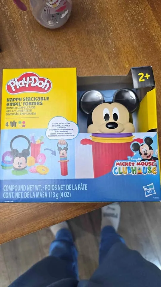 Mickey mouse playdough