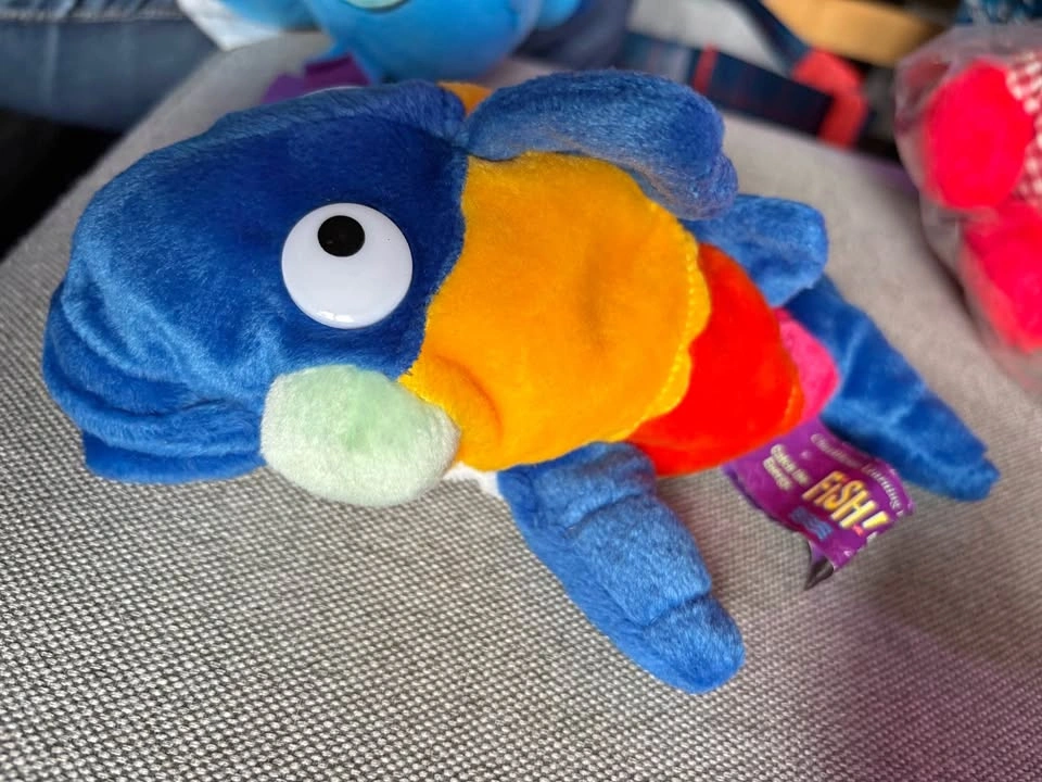 The Fish Philosophy Pete Perch Stuffed Bean Plush - Fiesta