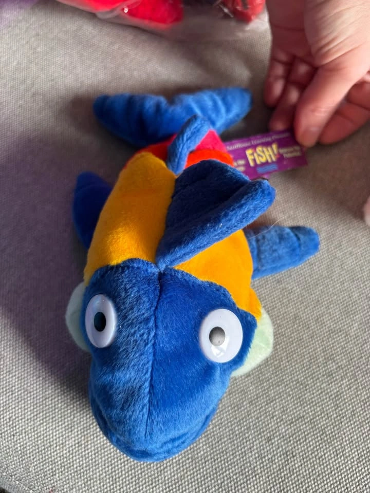 The Fish Philosophy Pete Perch Stuffed Bean Plush - Fiesta - photo 2