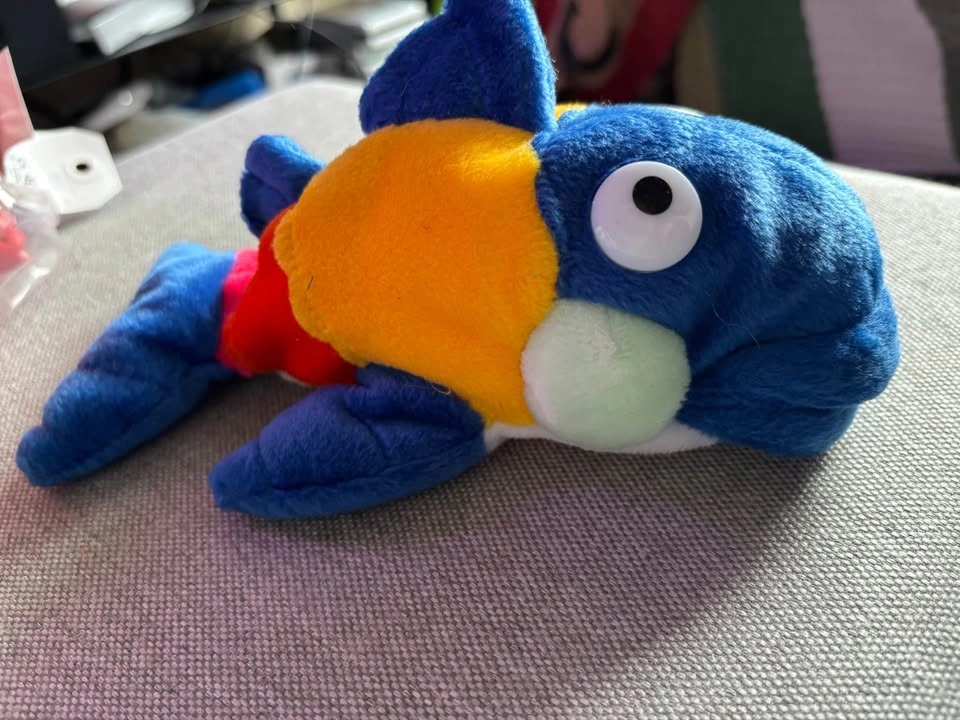 The Fish Philosophy Pete Perch Stuffed Bean Plush - Fiesta - photo 3
