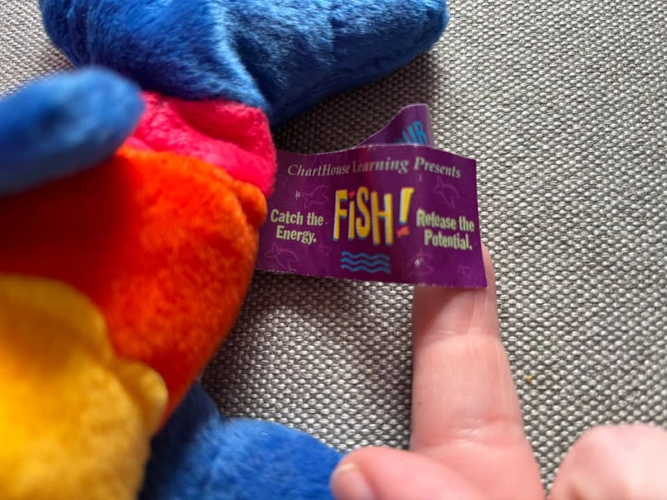 The Fish Philosophy Pete Perch Stuffed Bean Plush - Fiesta - photo 4