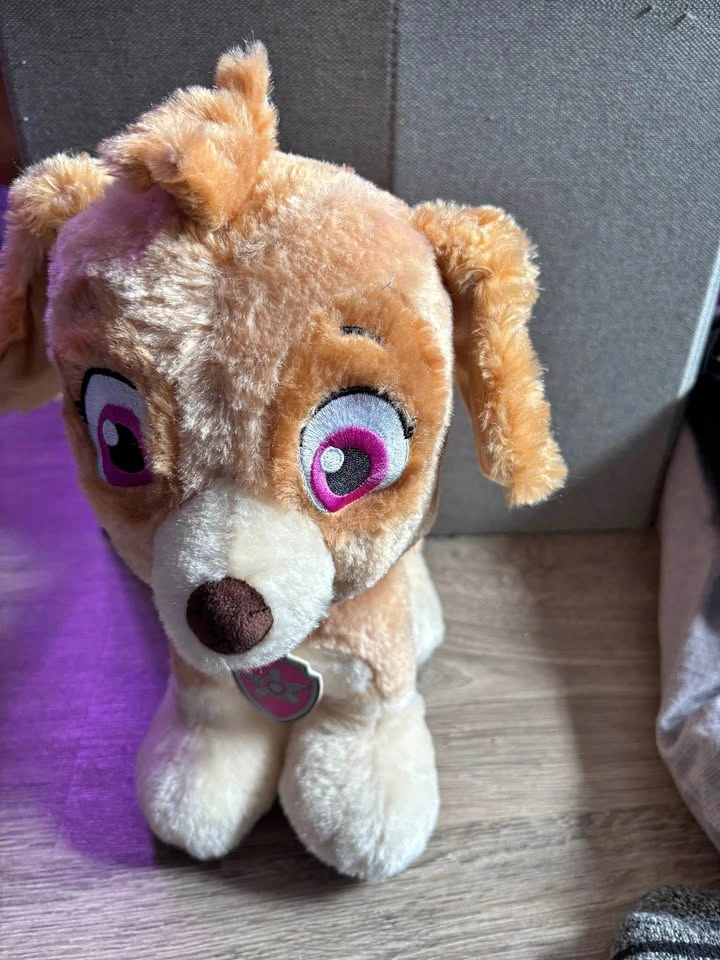 Build A Bear Paw Patrol Skye Plush w/ Pink Collar 12 inch