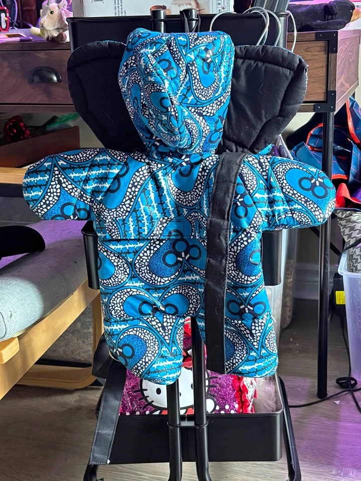 Quilted Blue And Black Child’s Elephant 17” Backpack