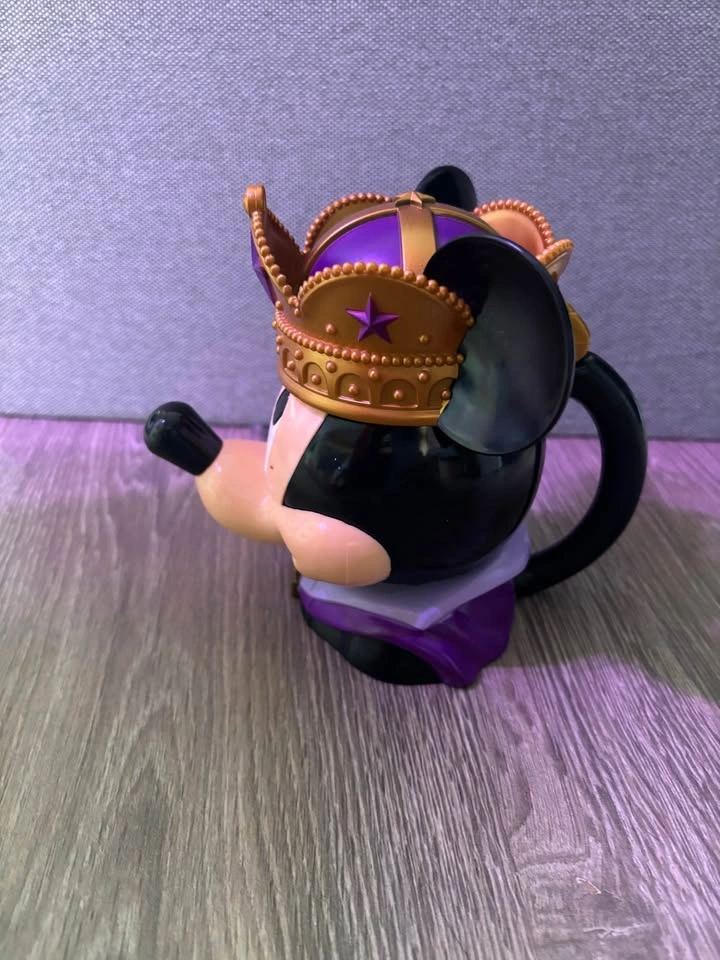 Disney On Ice Mickey Mouse Crown Mug Cup Lift Up Lid Collectible - photo 3