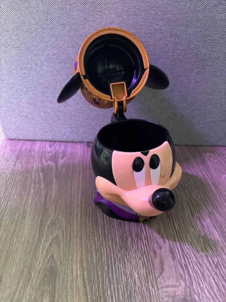 Disney On Ice Mickey Mouse Crown Mug Cup Lift Up Lid Collectible - photo 4