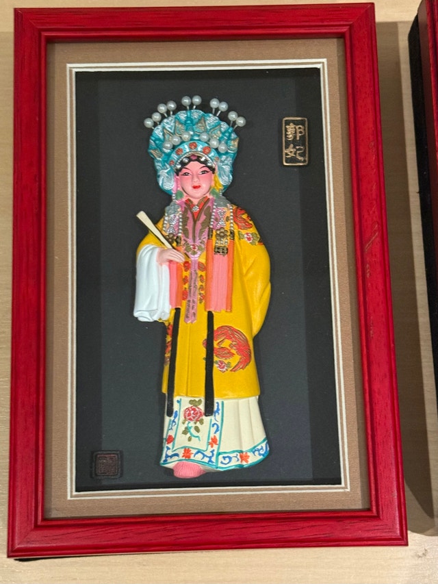 Chinese Opera Figurine Wall Art - photo 3