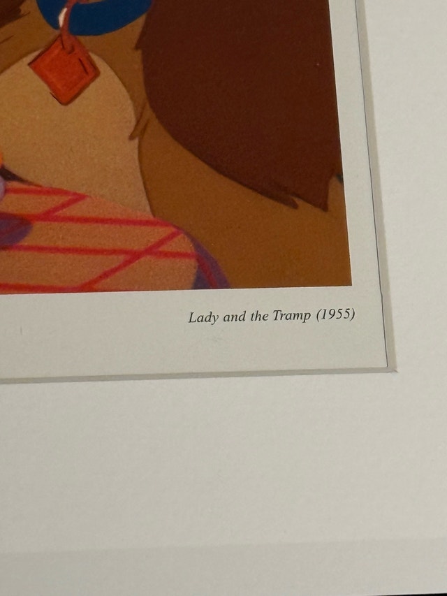 Disney Lady and the Tramp Framed Print - photo 5