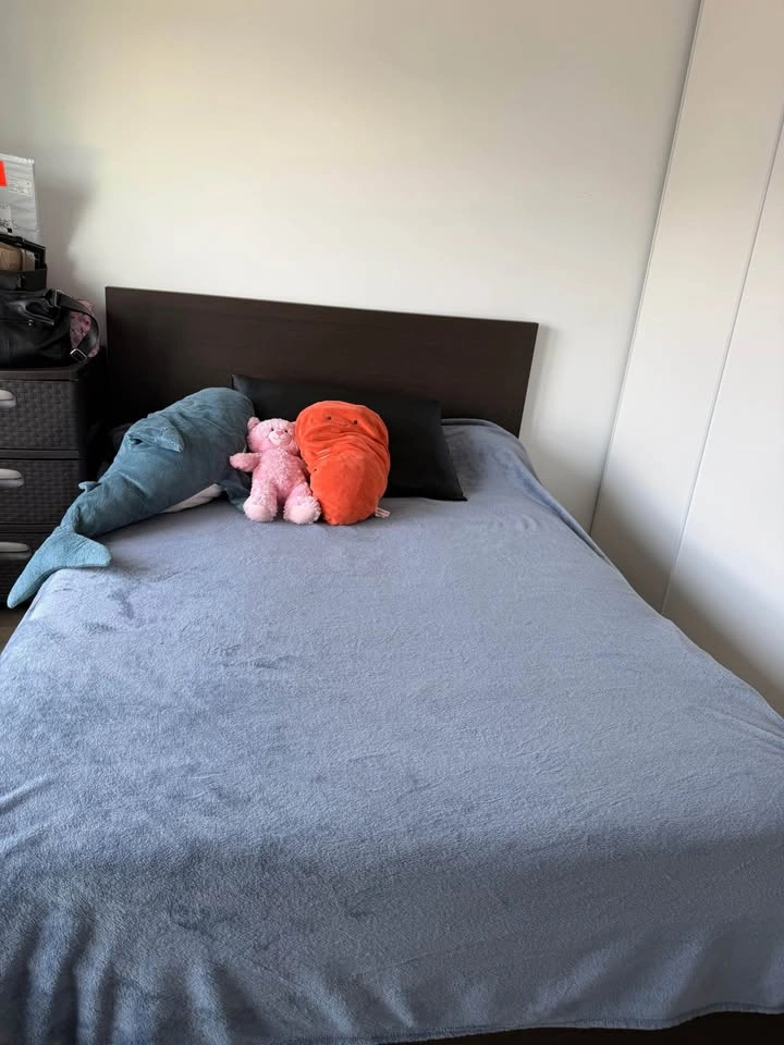 IKEA MALM Full Bed Frame + Luröy Slats – Excellent Condition - photo 3