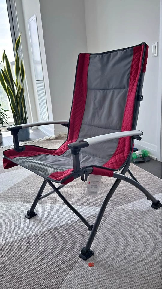 Folding High-Back Camping Chair
