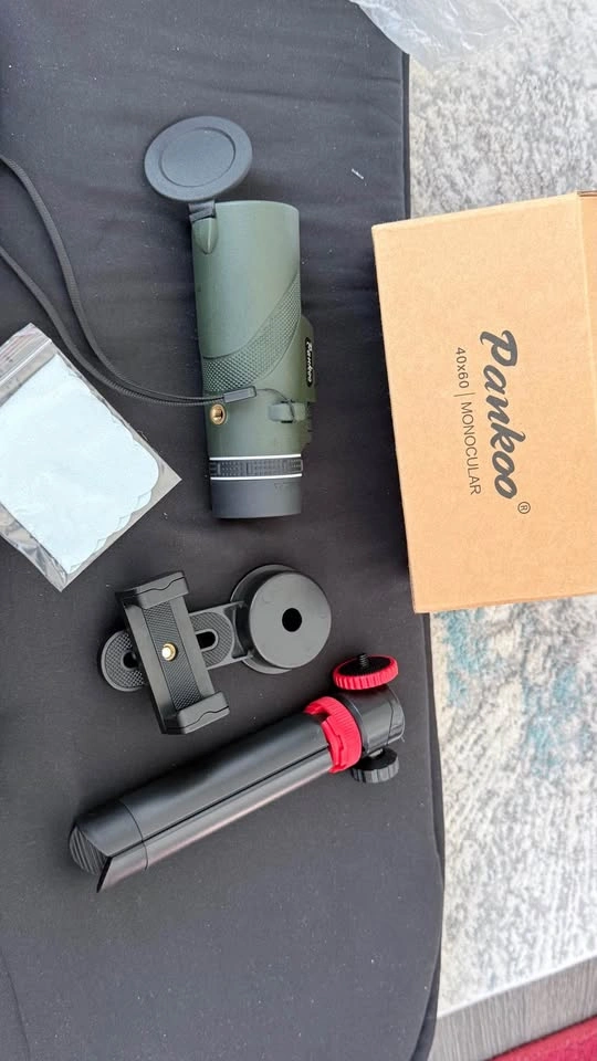 Pankoo Monocular Telescope with Tripod and Phone Adapter - photo 5