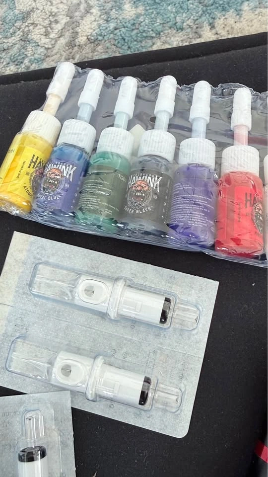 Hawink Wireless Rotary Tattoo Machine Pen & Ink Set - photo 5