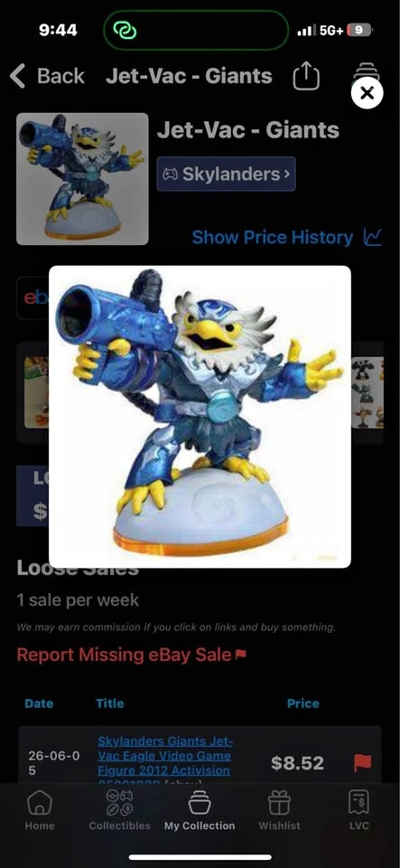 Skylanders Jet-Vac Giants Figure