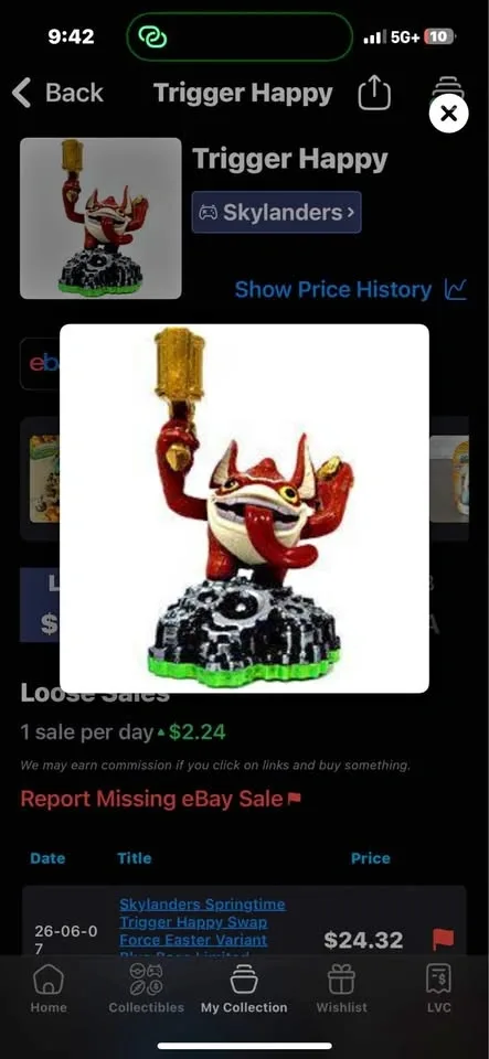 Skylanders Trigger Happy figure