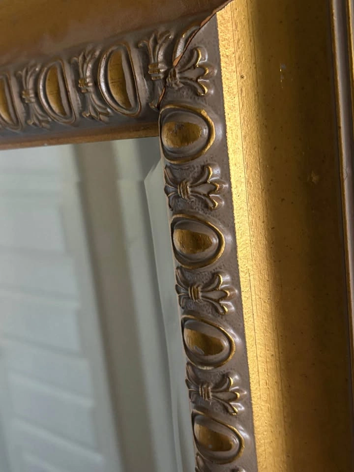 Large Gold Framed Wall Mirror - photo 3