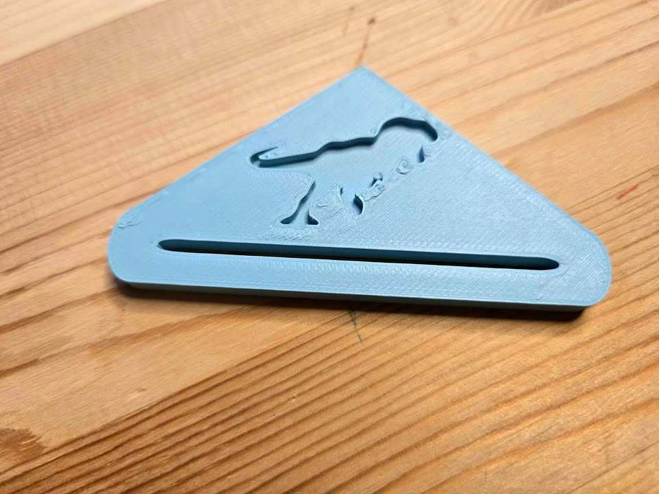 3D Printed Toothpaste Squeezer – Teal T‑Rex Design – Tube Roller