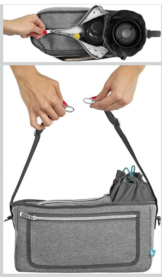 Universal Stroller Organizer | XL Storage, Full Zip Closure