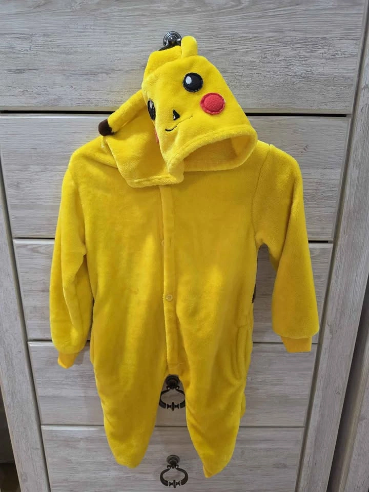 SAZAC Pokemon Pikachu Kigurumi Onesie - Kids Size (5-9) - photo 2