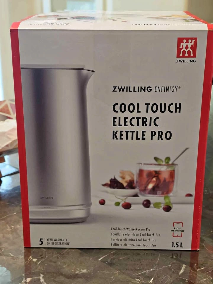 ZWILLING Enfinigy Pro Silver 1.5-L Digital Electric Kettle