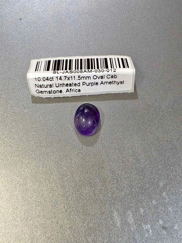 Natural Unheated Purple Amethyst Gemstone Africa