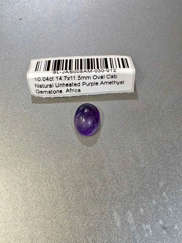 Natural Unheated Purple Amethyst Gemstone Africa
