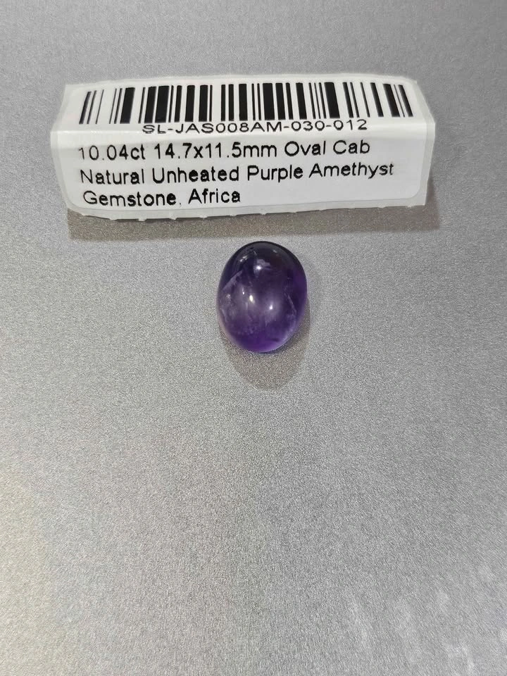 Natural Unheated Purple Amethyst Gemstone Africa - photo 2