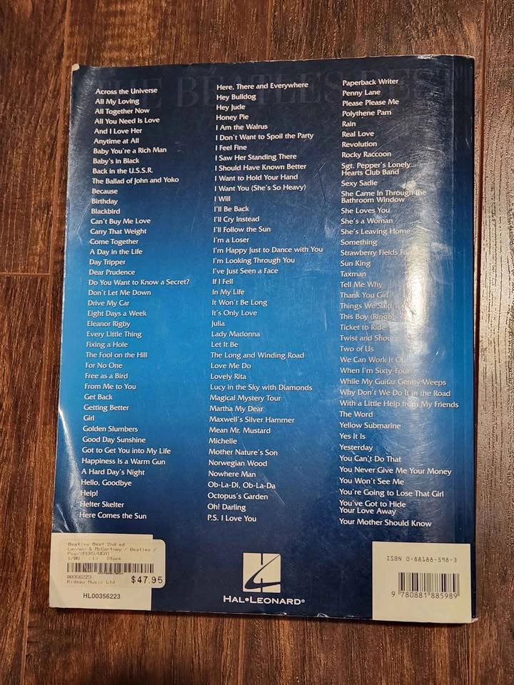 The Beatles Best - Piano, Vocal, Guitar Book - photo 5