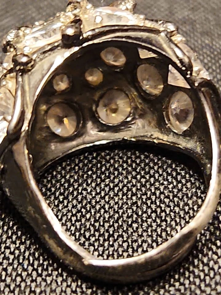 Vintage 925 Cluster Ring, Size 7.5 - photo 3