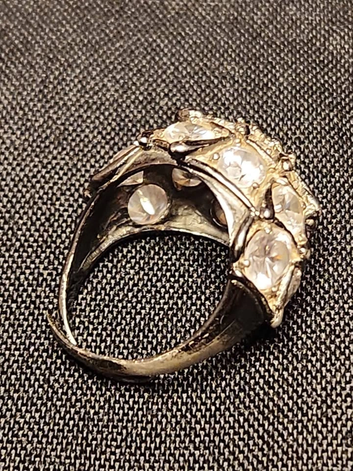 Vintage 925 Cluster Ring, Size 7.5 - photo 4