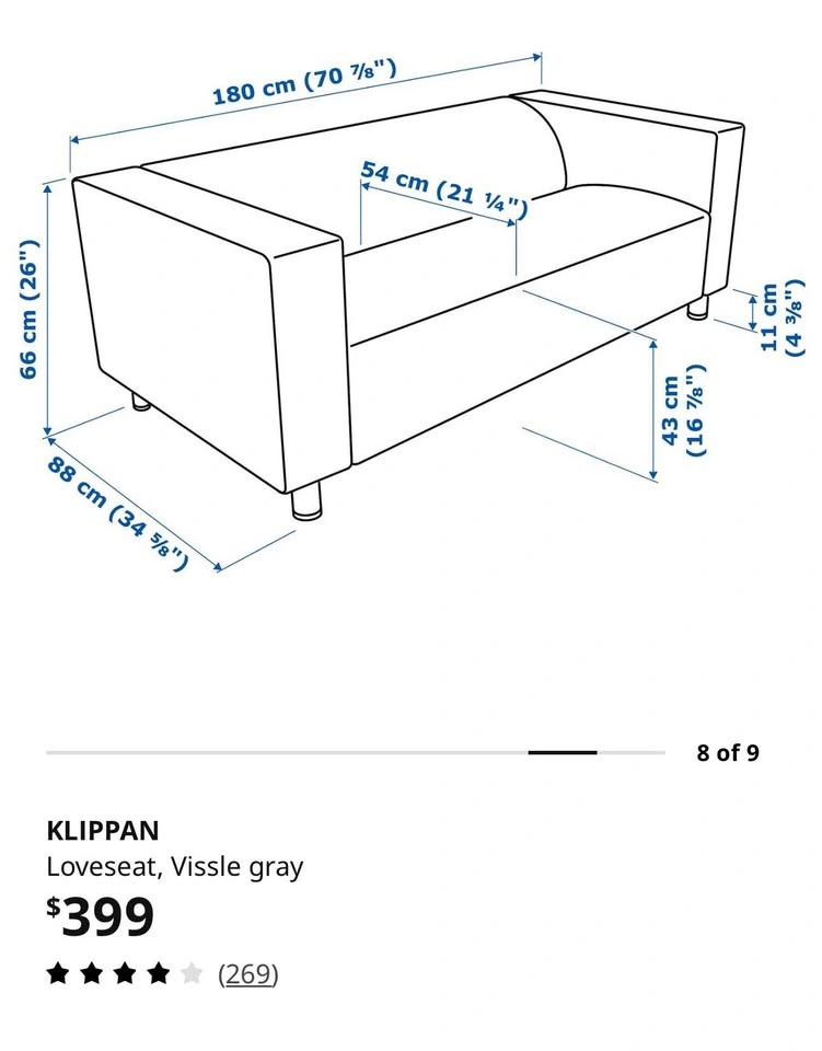 Ikea sofa - photo 4