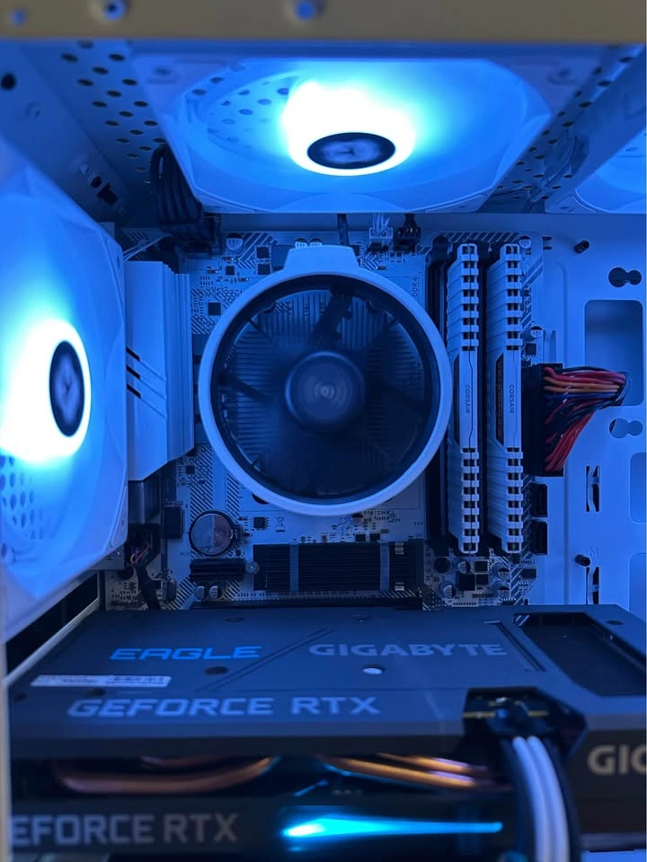 White Gaming PC - RTX 3060 Ti | Ryzen 5 3600 | 16GB RAM - photo 4