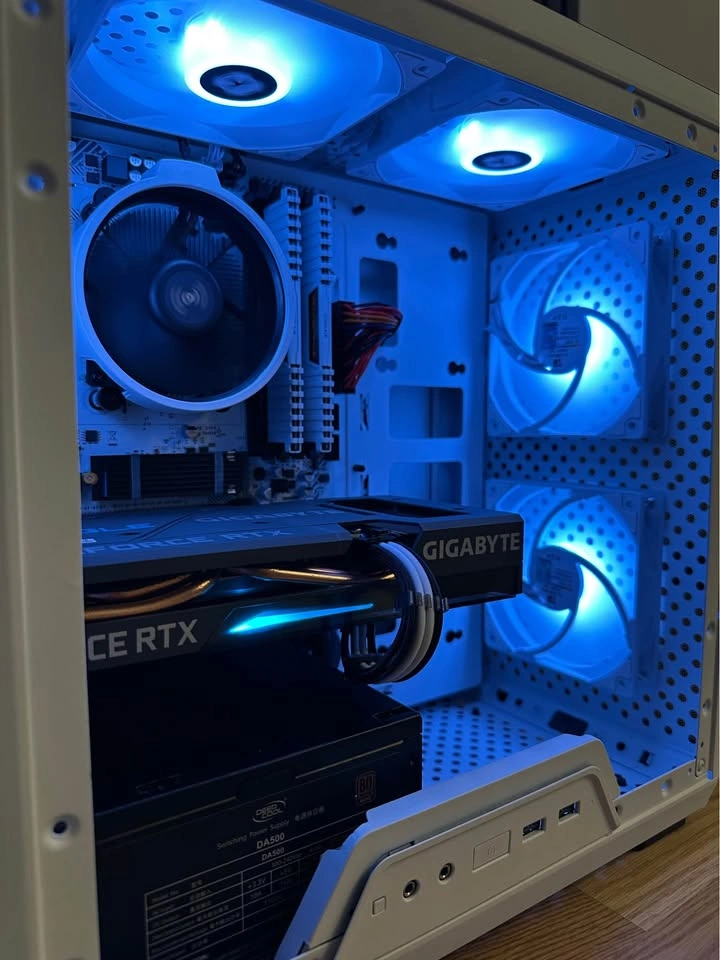 White Gaming PC - RTX 3060 Ti | Ryzen 5 3600 | 16GB RAM - photo 5