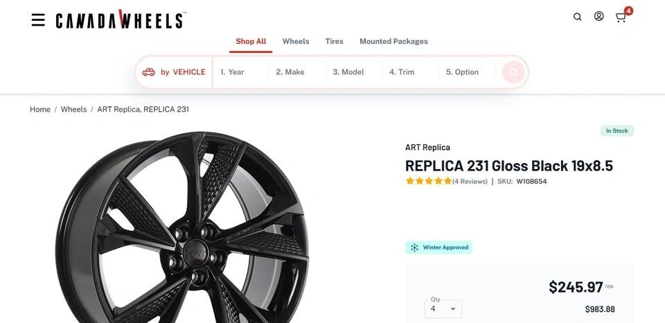 19 inch ART black alloy rims 5x112 . like new - photo 2