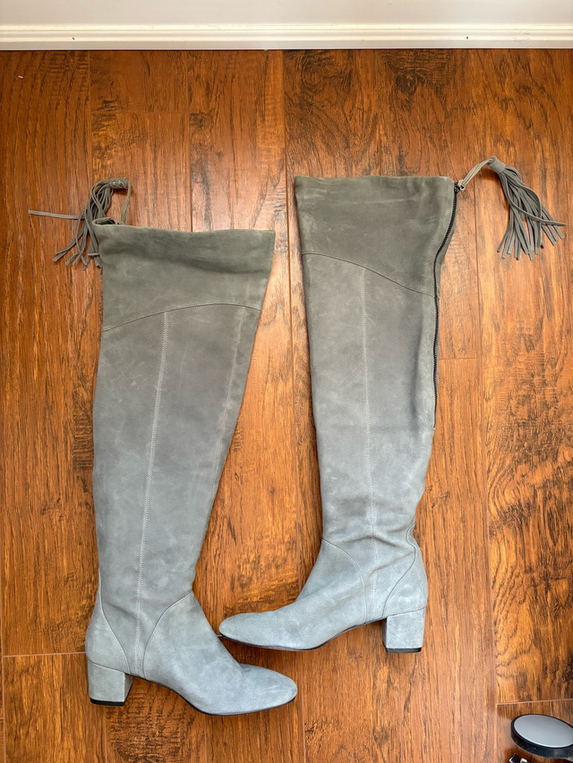 NINE WEST Genuine Suede Boots/ size 7 1/2 - photo 2