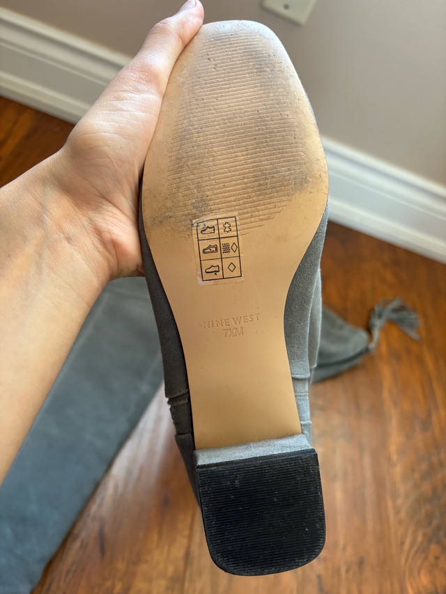 NINE WEST Genuine Suede Boots/ size 7 1/2 - photo 4