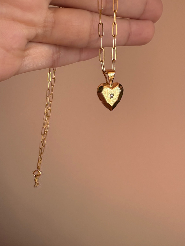 LAST CHANCE/ 9K Gold Filled Heart Necklace - photo 2