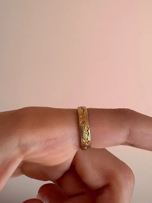 9k Gold Filled Dante Ring (size 7) image indicator(2)