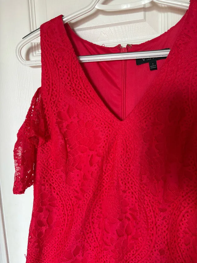 GUESS Bright Coral Dress Size 4 image indicator(3)