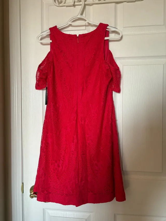 GUESS Bright Coral Dress Size 4 image indicator(5)