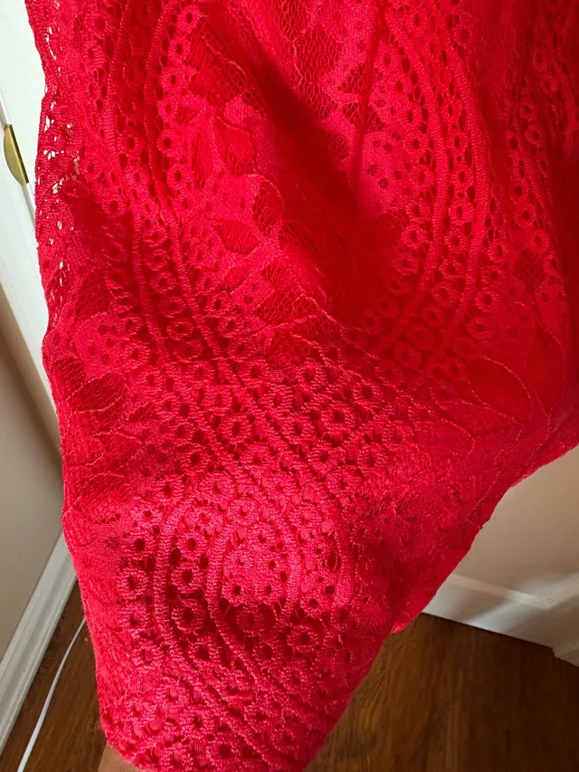 GUESS Bright Coral Dress Size 4 image indicator(7)