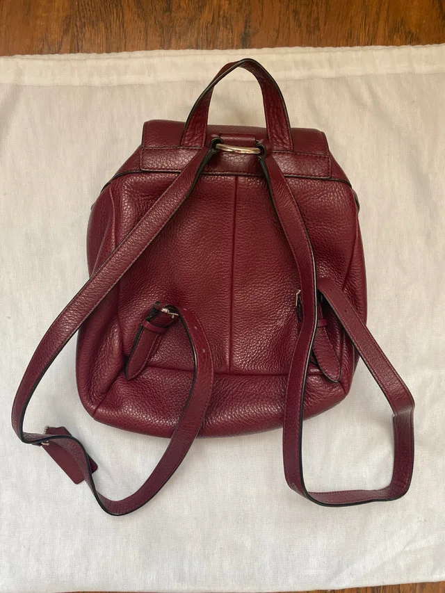 COACH small burgundy bag image indicator(2)