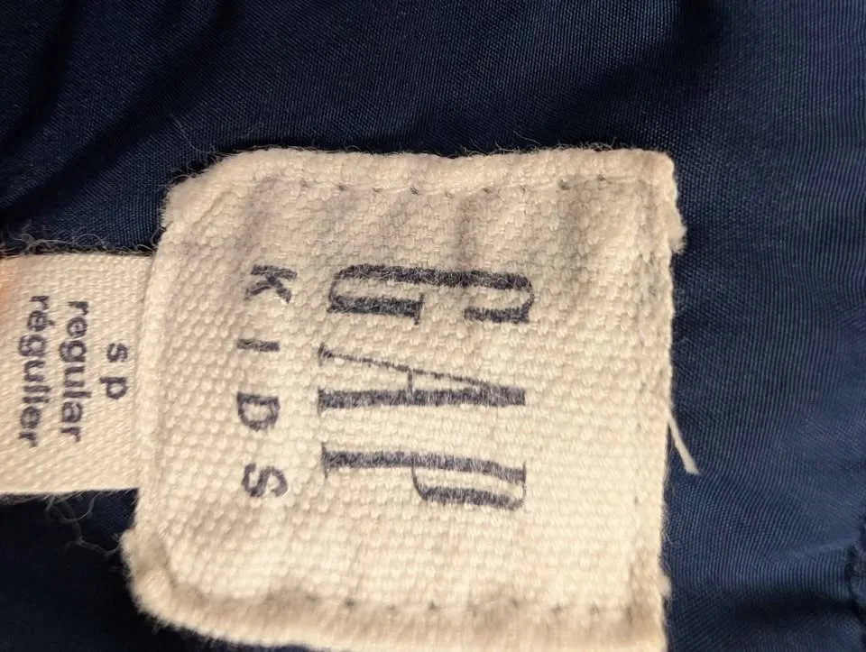 GAP jersey lined windbreaker jackets (size small) fits 6/7 image indicator(3)