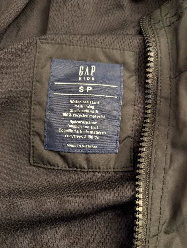 GAP jersey lined windbreaker jackets (size small) fits 6/7 image indicator(6)