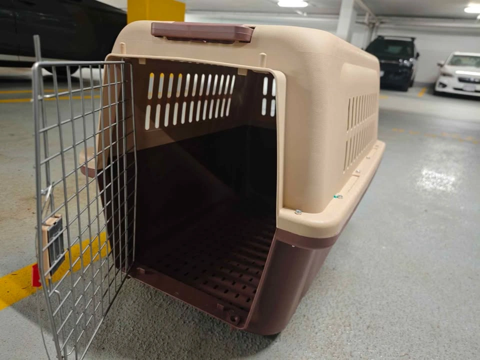 XLarge Heavy-Duty Airline Pet Crate – Like New - photo 3
