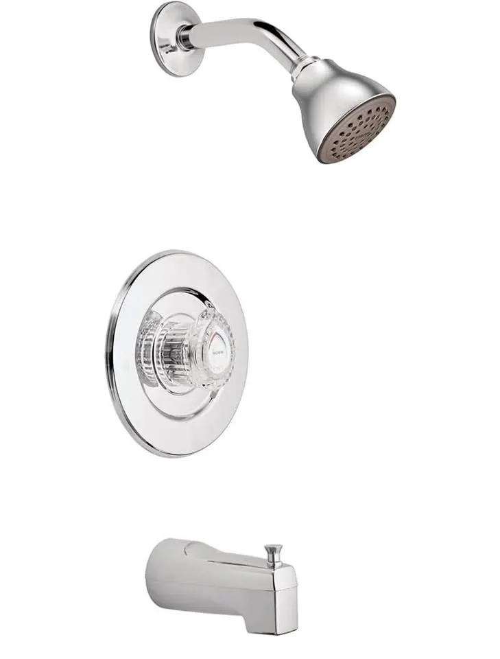 Moen T471 Shower Trim w/ Single Function Showerhead, Chrome thumbnail