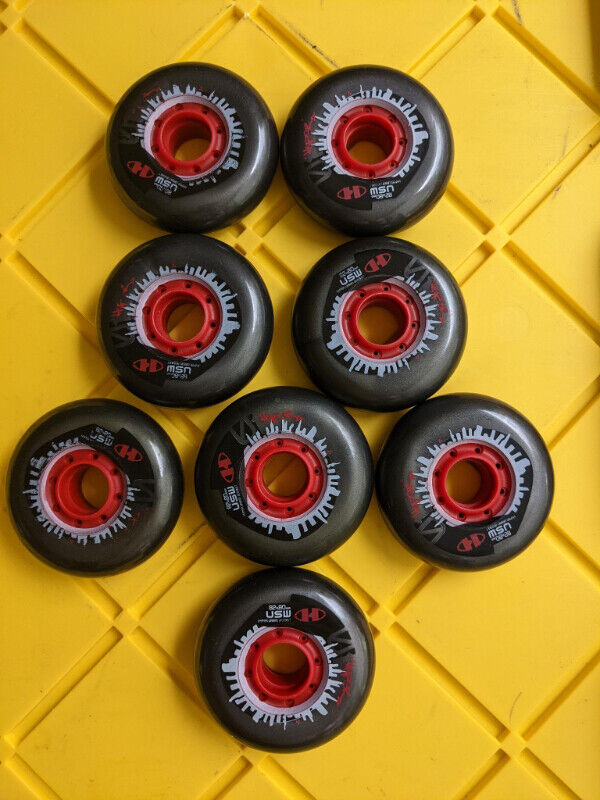 USW Rollerblade, inline skating wheels 80mm 82a - photo 3